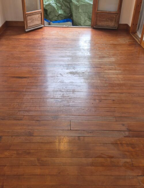 rénovation de parquet ancien avant
