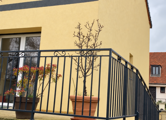 Garde-corps sur mesure cote rue